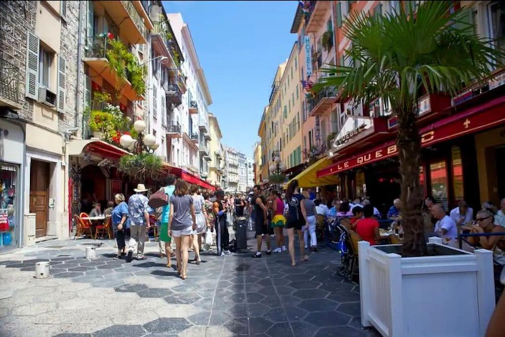 Studio A Louer Au Coeur Du Carre Dor A Nice, Rue Dalpozzo A 150 Metres Des Plages מראה חיצוני תמונה