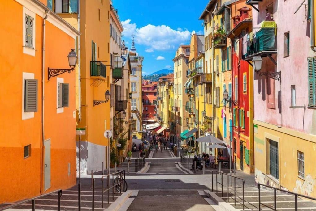 Studio A Louer Au Coeur Du Carre Dor A Nice, Rue Dalpozzo A 150 Metres Des Plages מראה חיצוני תמונה