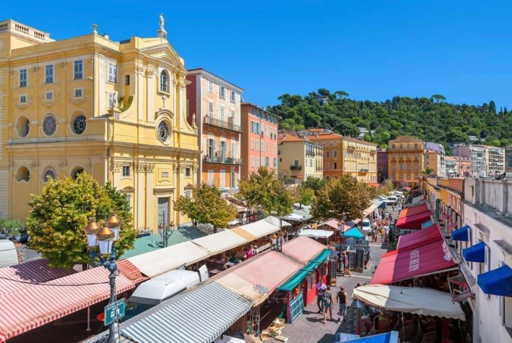 Studio A Louer Au Coeur Du Carre Dor A Nice, Rue Dalpozzo A 150 Metres Des Plages מראה חיצוני תמונה