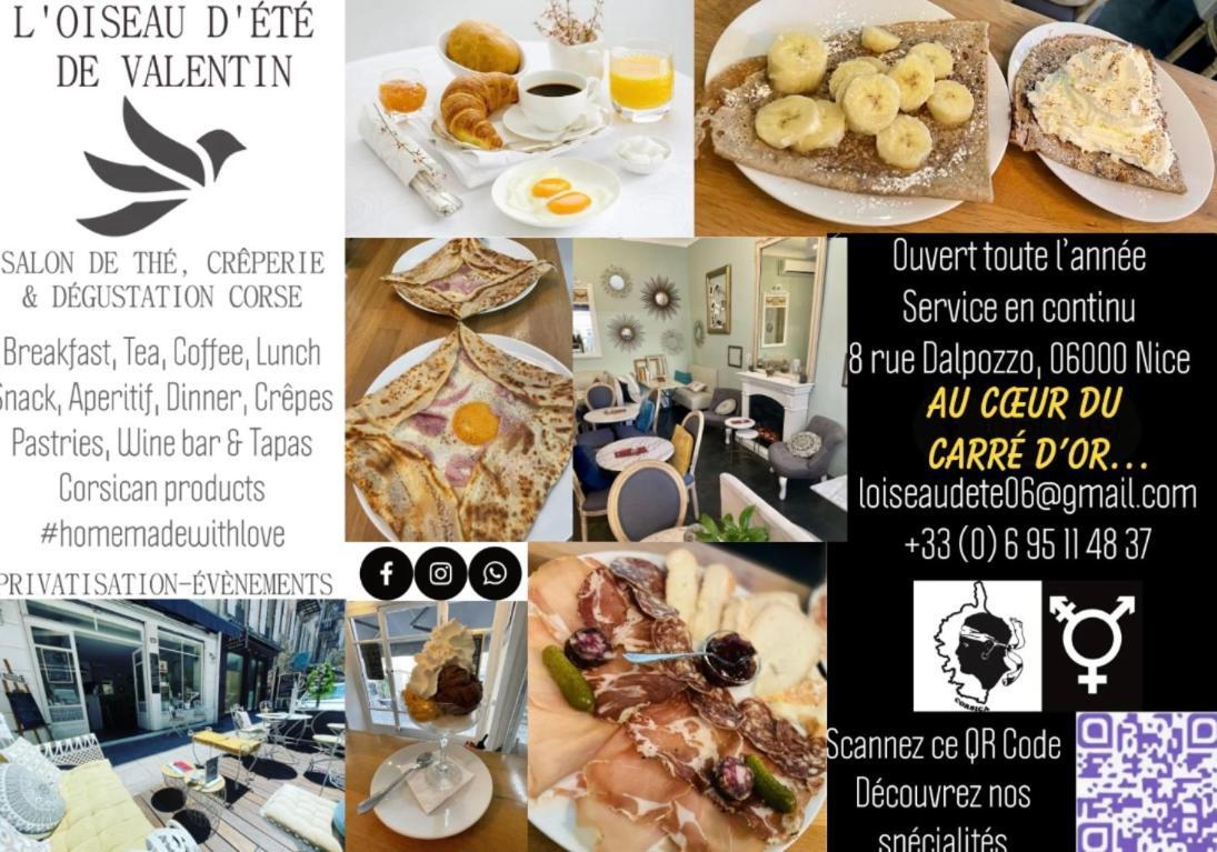Studio A Louer Au Coeur Du Carre Dor A Nice, Rue Dalpozzo A 150 Metres Des Plages מראה חיצוני תמונה
